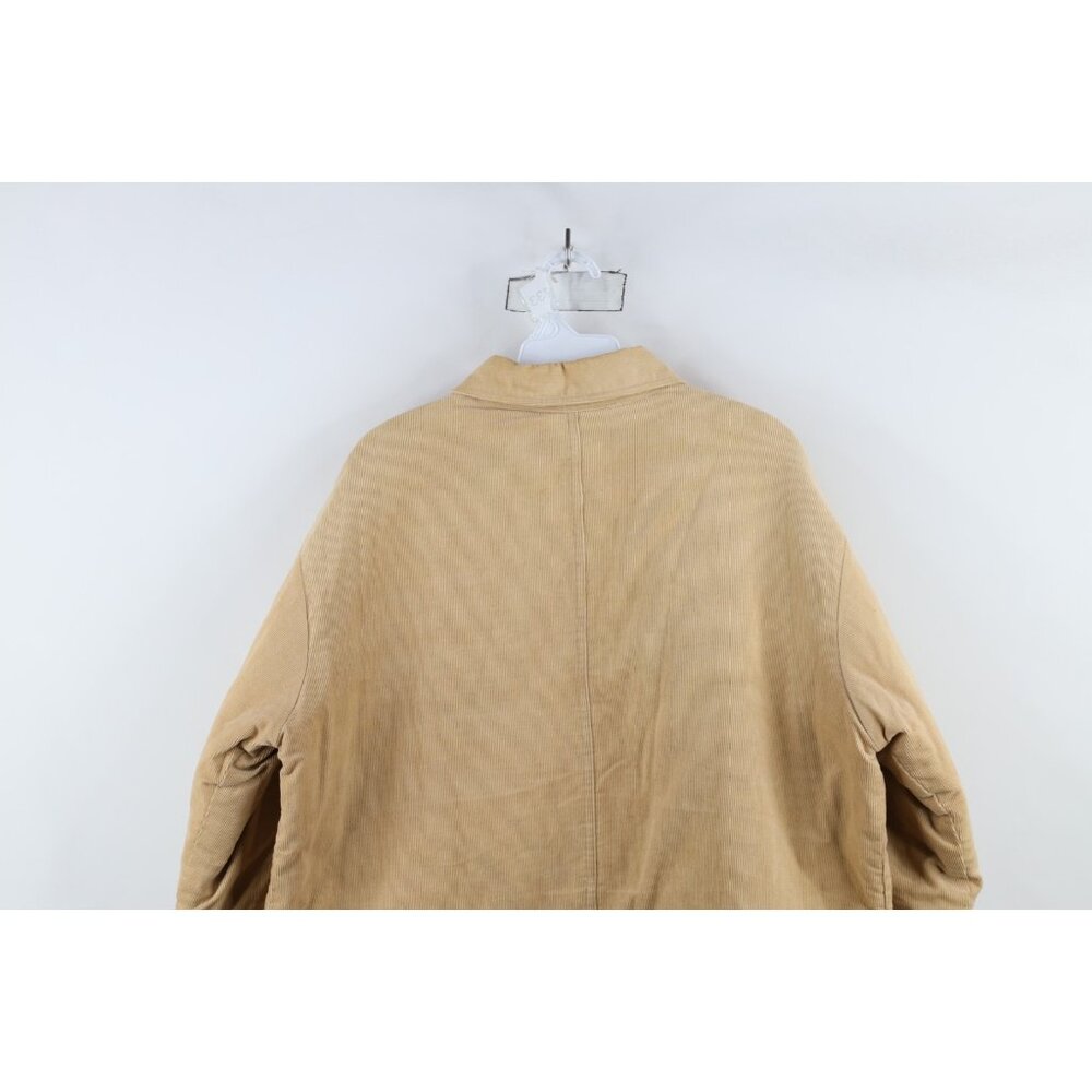 Vtg 70s Streetwear Mens Large Distressed Quilted Corduroy Shirt Jacket Jac Shirt - Picture 16 of 16
